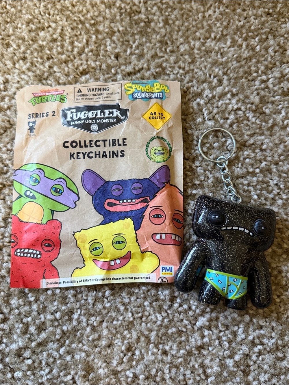 Fuggler Series 2 Collectible Keychain - Wide Eyed Weirdo